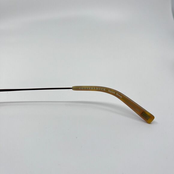 CUTTER & BUCK Bayside Blonde 52-17-140 Brown Tortoise Frames Flex Hinges H6713 - Picture 7 of 8